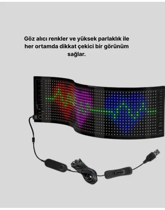 Rgb Led Panel Renkli Işık Efektli Dekoratif Aydınlatma