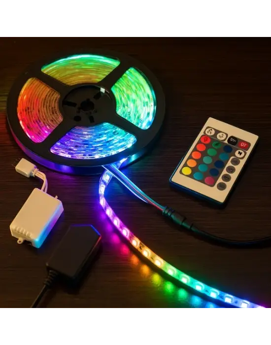 Rgb Şerit 54 Led Kumandalı Usb Bağlantılı