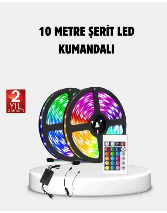 Rgb Smart Şerit Led – Tv Arkası Ve Dekoratif Alanlar İçin Işık Şeridi