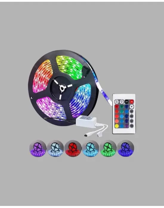 Rgb Smart Şerit Led – Tv Arkası Ve Dekoratif Alanlar İçin Işık Şeridi