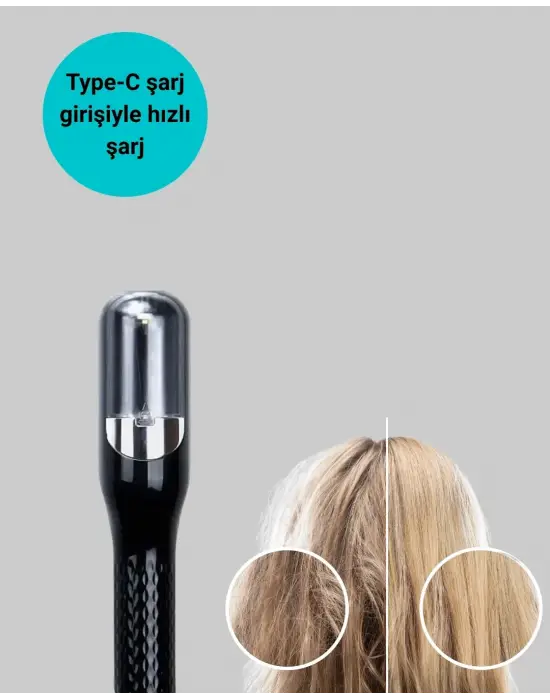 Rh-6668 Kablosuz Saç Düzeltici Şarjlı Elektrikli Bakım Makinesi