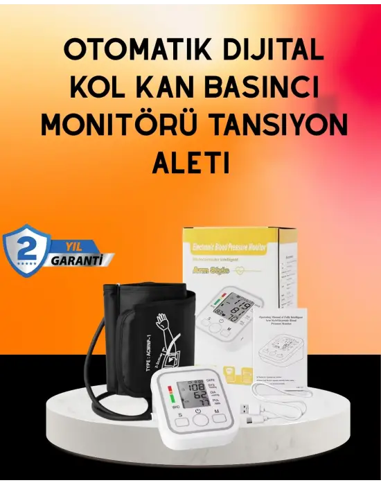 Ritmi Tespit Özellikli Dijital Tansiyon Aleti