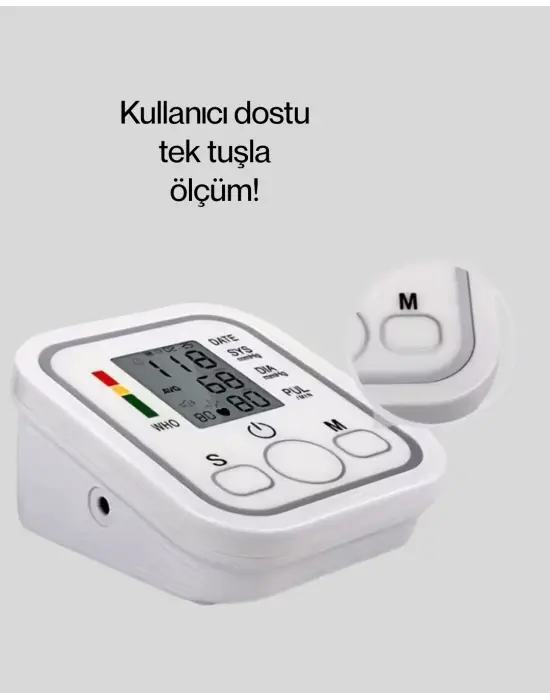Ritmi Tespit Özellikli Dijital Tansiyon Aleti