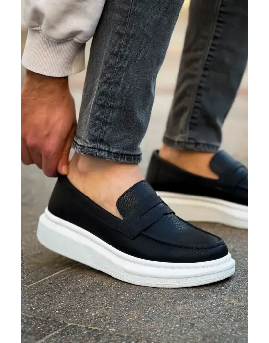 Robert - RS615 Siyah  Erkek Loafer Ayakkabı SIYAH