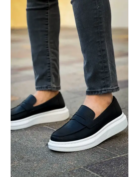 Robert - RS615 Siyah  Erkek Loafer Ayakkabı SIYAH