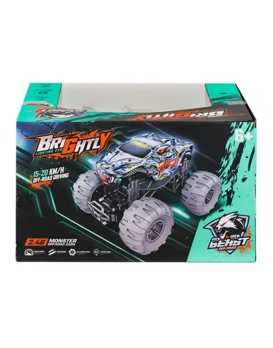 RQ-3045-46-47 Kumandalı Şarjlı Işıklı Off Road Canavar Araba -Vardem