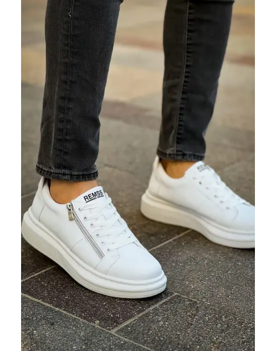 RS601 - Lüx Süet Erkek Ayakkabı BEYAZ