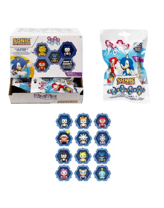 S00402785 -SUN-WST-FİGÜR SONIC NANO PODS SÜRPRİZ PAKET(SONIC) 24D.