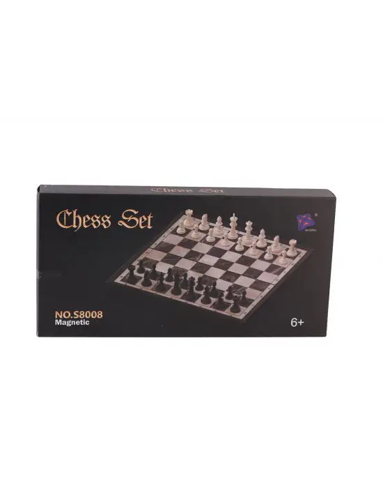 Omarı Modern Tasarımlı Kutulu Satranç Takımı