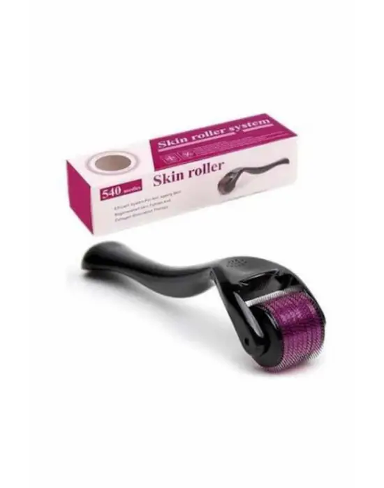 Saç Çıkarma Tarağı Dermaroller 540 Iğneli Roller 1 Mm Iğne Cilt Yüz Yenileme Bakım Seti