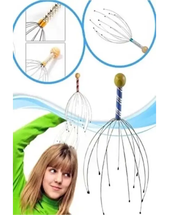 Omarı Ferahlatıcı Kafa Masaj Aleti – Saç Bakımı İçin Güçlü Dokunuş