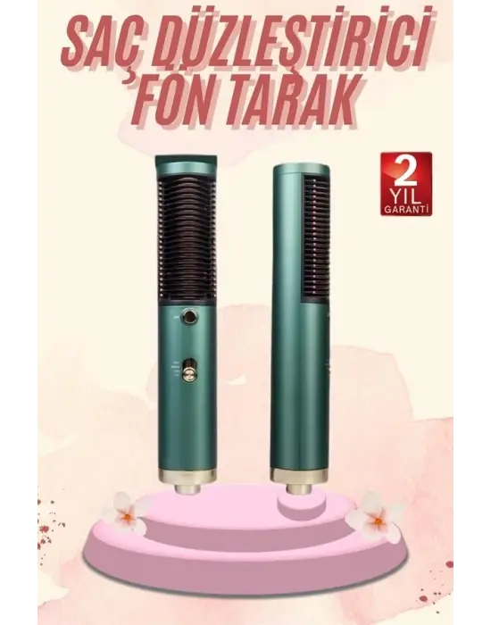 Saç Düzleştirici Fön Makinesi Saç Fırçası Profesyonel Üflemeli