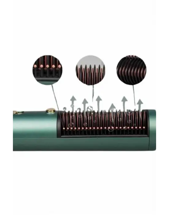 Saç Düzleştirici Fön Makinesi Saç Fırçası Profesyonel Üflemeli