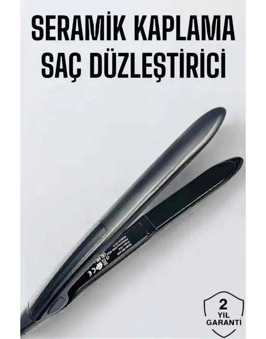 Saç Düzleştirici Led Ekranlı Isı Ayarlı Seramik Kaplama Profesyonel