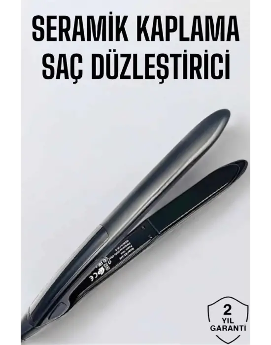 Saç Düzleştirici Led Ekranlı Isı Ayarlı Seramik Kaplama Profesyonel