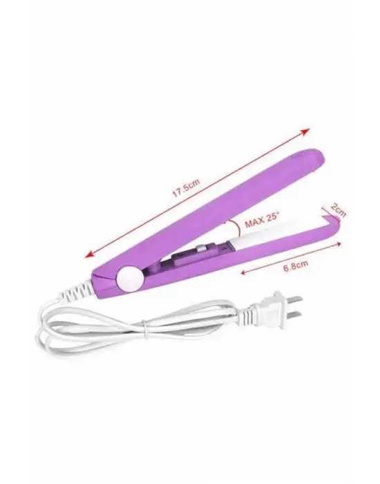 Saç Düzleştirici Pürüzsüz Parlaklık Seyahat Tipi Taşınabilir Seramik Kaplama