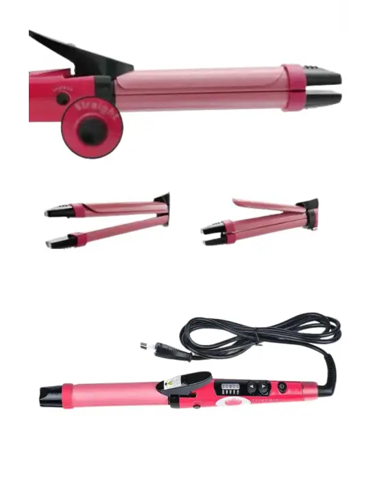 Saç Düzleştirici Şekillendirici Saç Maşası İkili Şekillendirici Isı Ayarlı