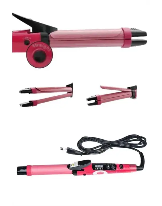 Saç Düzleştirici Şekillendirici Saç Maşası İkili Şekillendirici Isı Ayarlı