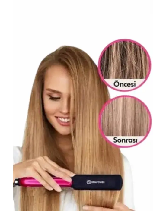 Saç Düzleştirici Seramik Kaplama Yüksek Isı Ayarlı Profesyonel 4 Kademeli 220 Decere