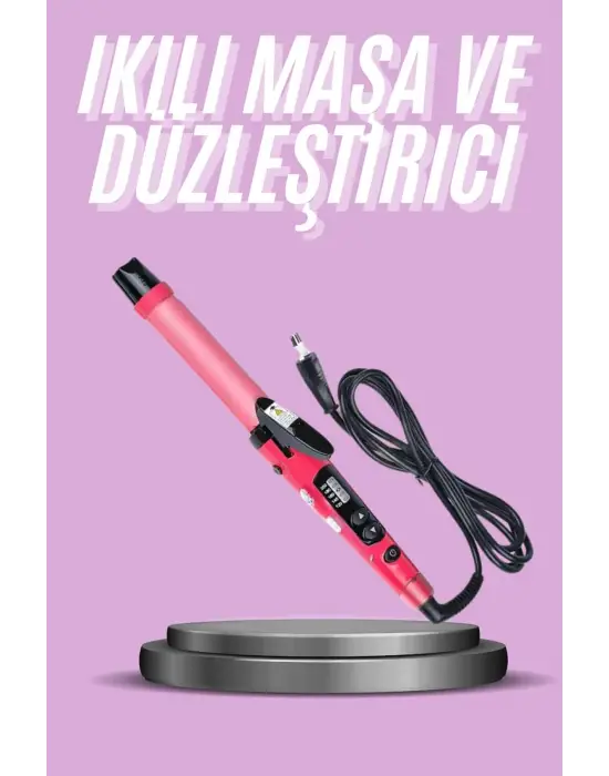 Saç Düzleştirici Ve Maşa İkili Saç Şekillendirici Tüm Saç Tiplerine Uygun