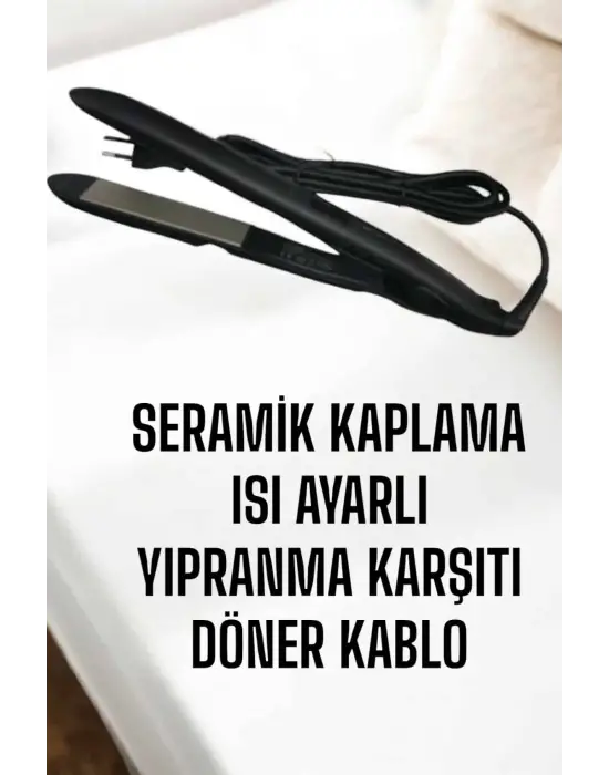 Saç Düzleştirici Yıpranma Karşıtı Keratin Bakımı Seramik Kaplama