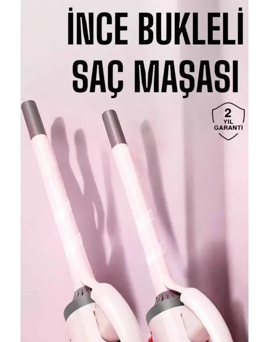 Saç Maşası 10mm İnce Bukle Taşınabilir Saç Kıvırma Çubuğu
