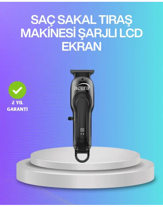 Saç Sakal Ve Vücut İçin Çok Amaçlı Kablosuz Tıraş Makinesi