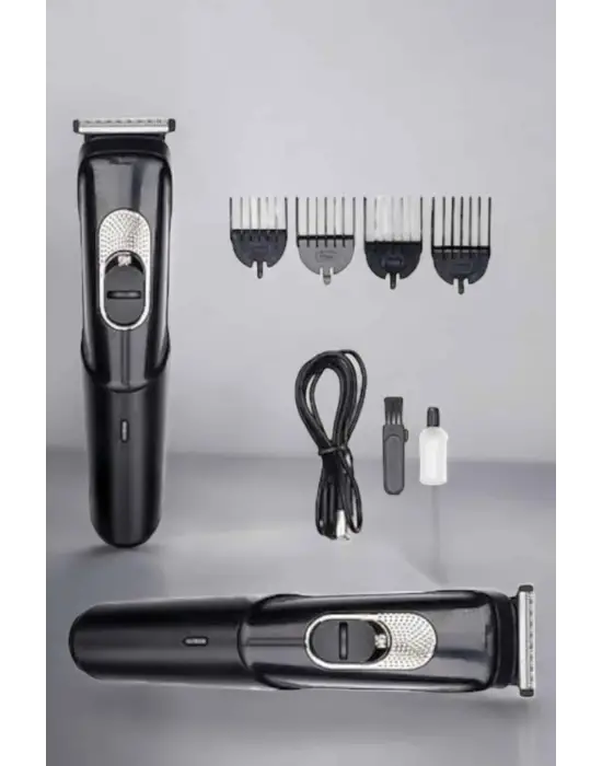 Saç Sakal Vücut Şarjlı Kablosuz Tıraş Makinesi Profesyonel Paslanmaz Çelik