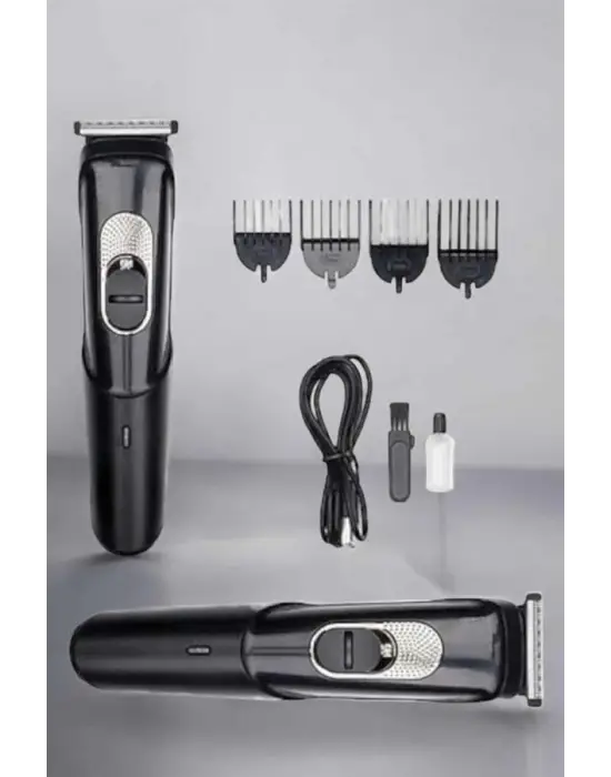 Saç Sakal Vücut Şarjlı Kablosuz Tıraş Makinesi Profesyonel Paslanmaz Çelik