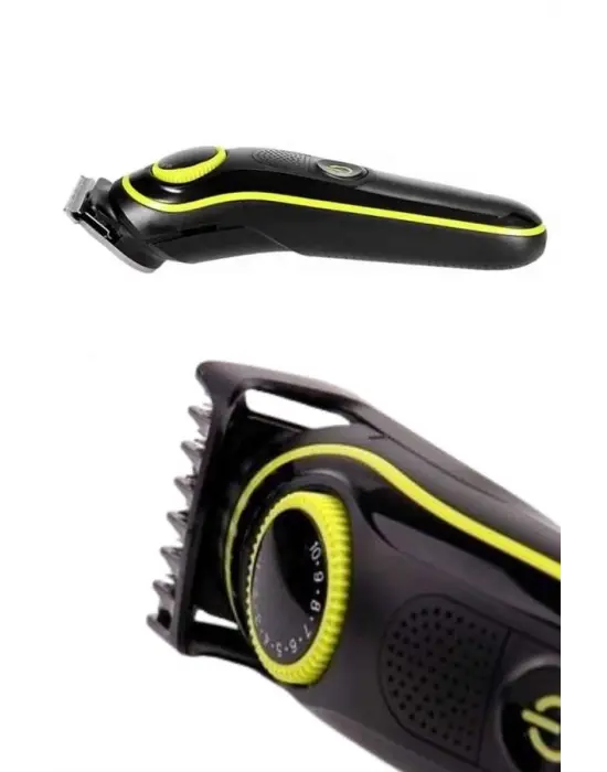 Saç Sakal Vücut Tıraş Makinesi 5in1 Kablosuz Burun Kulak Tıraş Makinesi