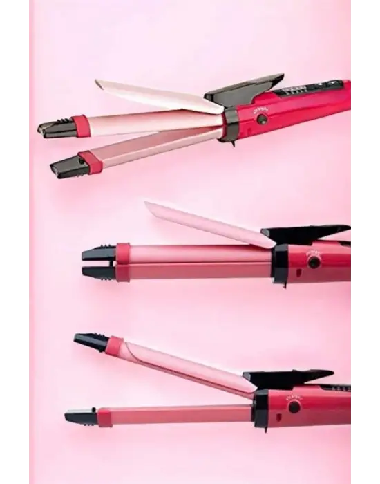 Saç Şekillendirici Düzleştirici Ve Maşa Isı Ayarlı