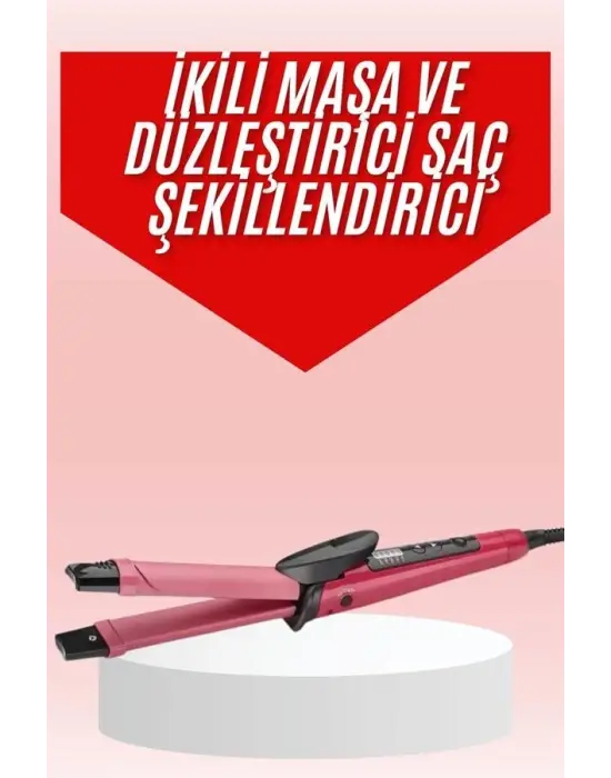 Saç Şekillendirici Düzleştirici Ve Maşa Özellikli Şekillendirici Seramik Kaplama