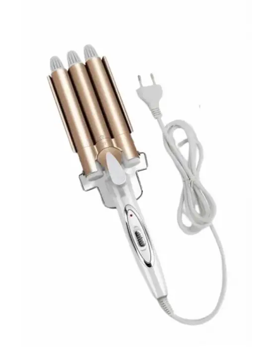 Saç Şekillendirici Wag Maşa Üçlü Yüksek Isı Ayarlı Seramik Kaplama