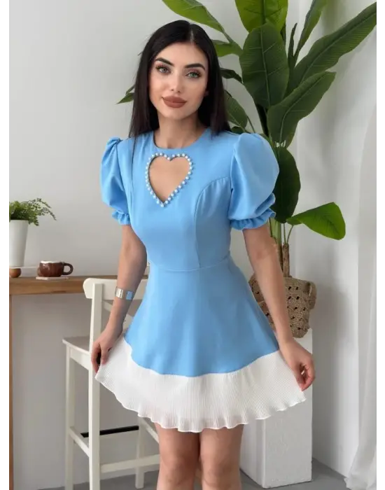 Safe Kalp Detaylı Elbise