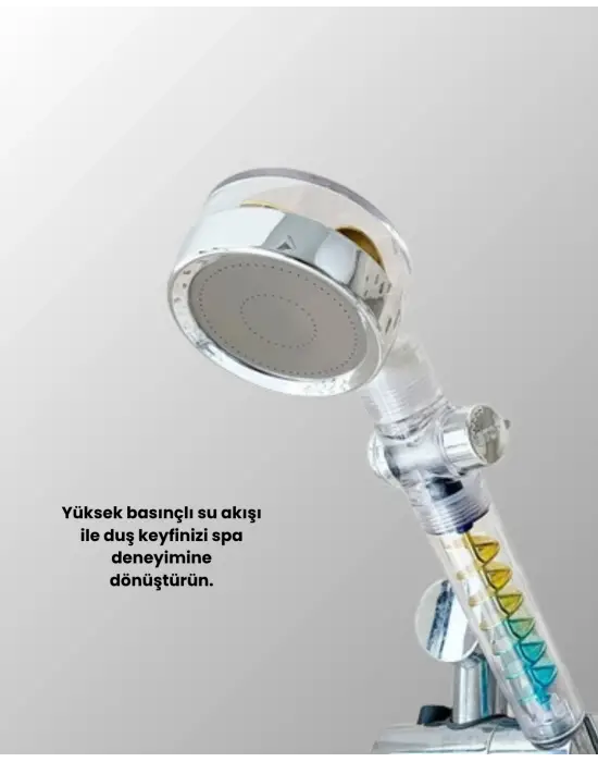 Sağanak Yağmur Etkili El Duşu – Start Stop Tuşlu Su Tasarruflu