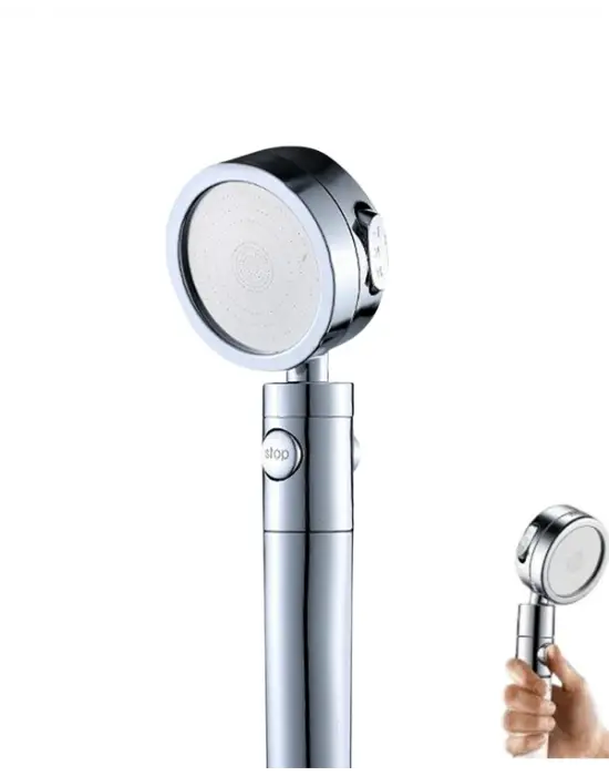 Sağlam Metal Hortum Bağlantılı, 360° Hareketli Duş Başlığı