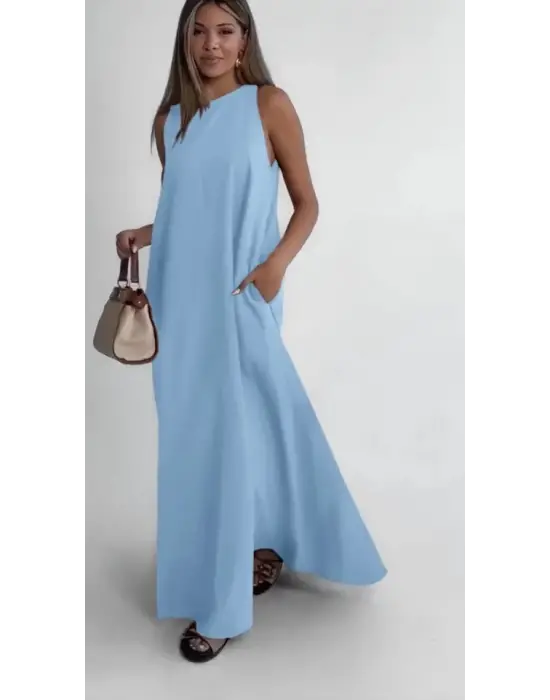 Omarı Salaş Cepli Elbise - Rahatlığın Şıklığı