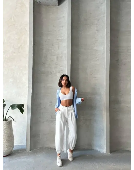 Omarı Rahat Şalvar Pantolon Modeli