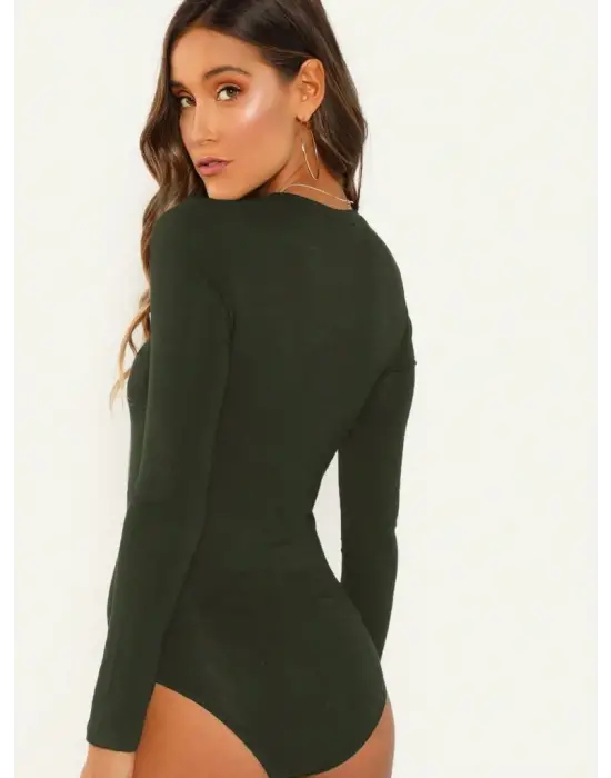 Sandy Kumaş Bodysuit