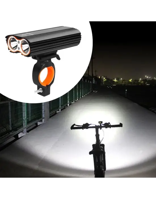 Omarı Su Geçirmez Yüksek Parlaklık Bisiklet Feneri - Lumen