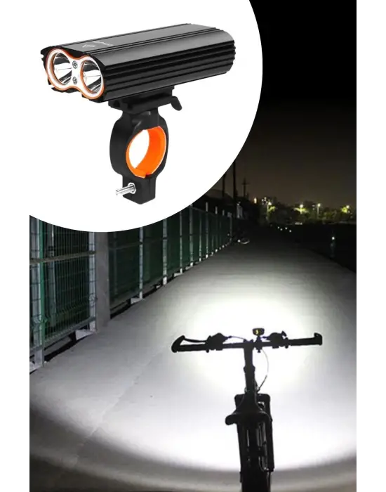 Omarı Su Geçirmez Yüksek Parlaklık Bisiklet Feneri - Lumen