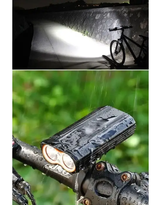Omarı Su Geçirmez Yüksek Parlaklık Bisiklet Feneri - Lumen