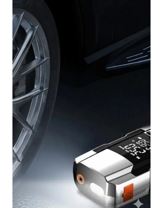 Şarjlı 10.000 Mah Akıllı Dijital Lastik Şişirme Pompası | 150 Psı | 12v Akü Şarj Takviyeli