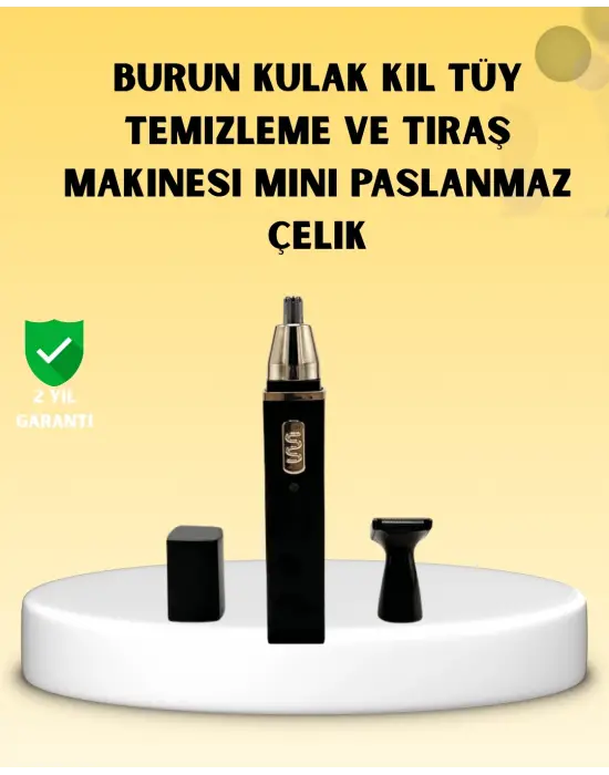Şarjlı Burun Ve Kulak Kılı Temizleme Cihazı