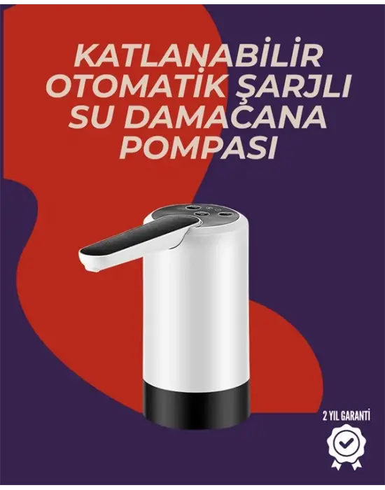 Şarjlı Daana Su Pompası Otomatik Ve Taşınabilir