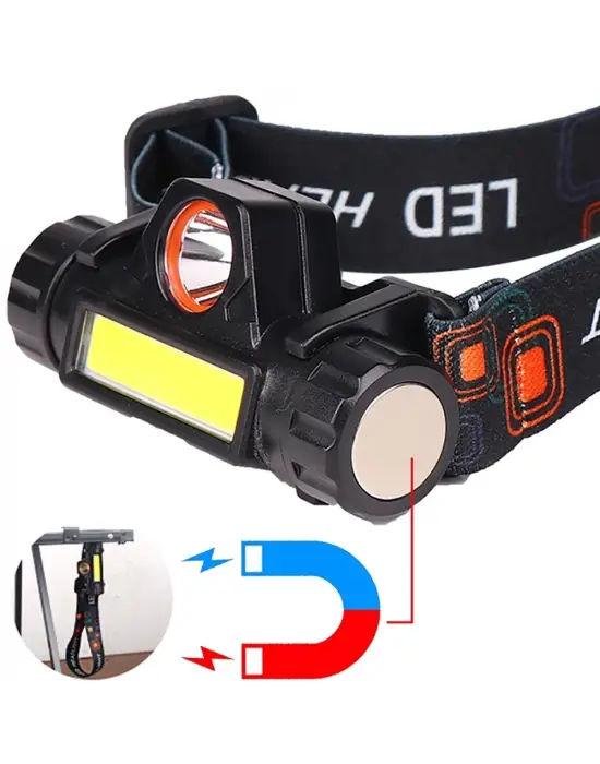 Şarjlı Dayanıklı Balıkçı Kafa Lambası  Wt-056