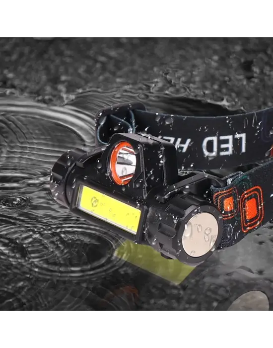 Şarjlı Dayanıklı Balıkçı Kafa Lambası  Wt-056