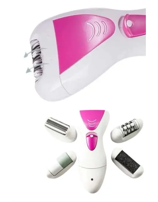 Şarjlı Epilasyon Cihazı Çok Başlıklı Ayak Bakımına Uygun Epilatör Aleti