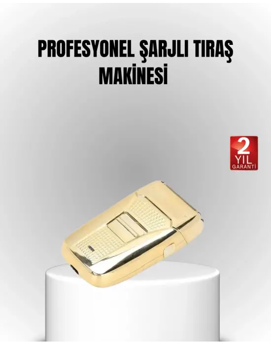Şarjlı Islak Kuru Tıraş Makinesi Cilt Dostu Hassas Bıçaklı