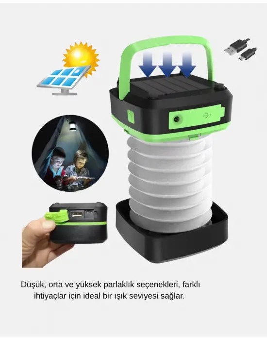 Şarjlı Led Lamba – Dokunmatik Sensörlü, 3 Kademeli Parlaklık